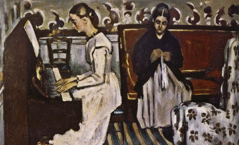 Paul Cezanne playing Spain oil painting art